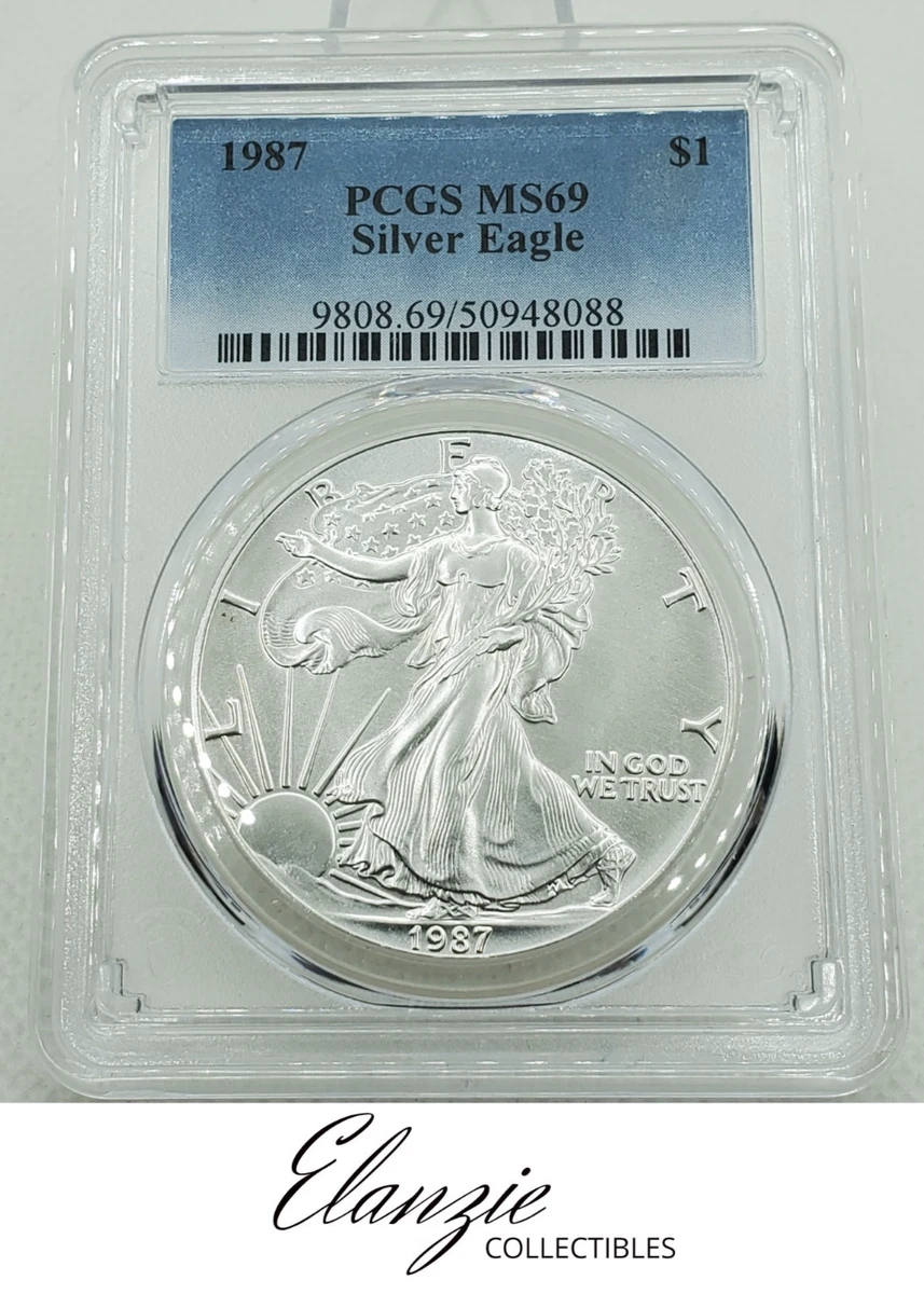American Eagle PCGS 1987 Silver Bullion Coins for sale | eBay