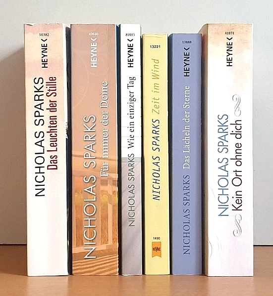 BUCHPAKET+LIEBE+ Romantik+ 6 BÜCHER + 6 x NICHOLAS SPARKS +TB+BUNDLE - Bild 2 von 4