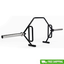 Olympic Hex Trap Bar 1000 Lb Weight Lifting Strength Training Equipment Open New