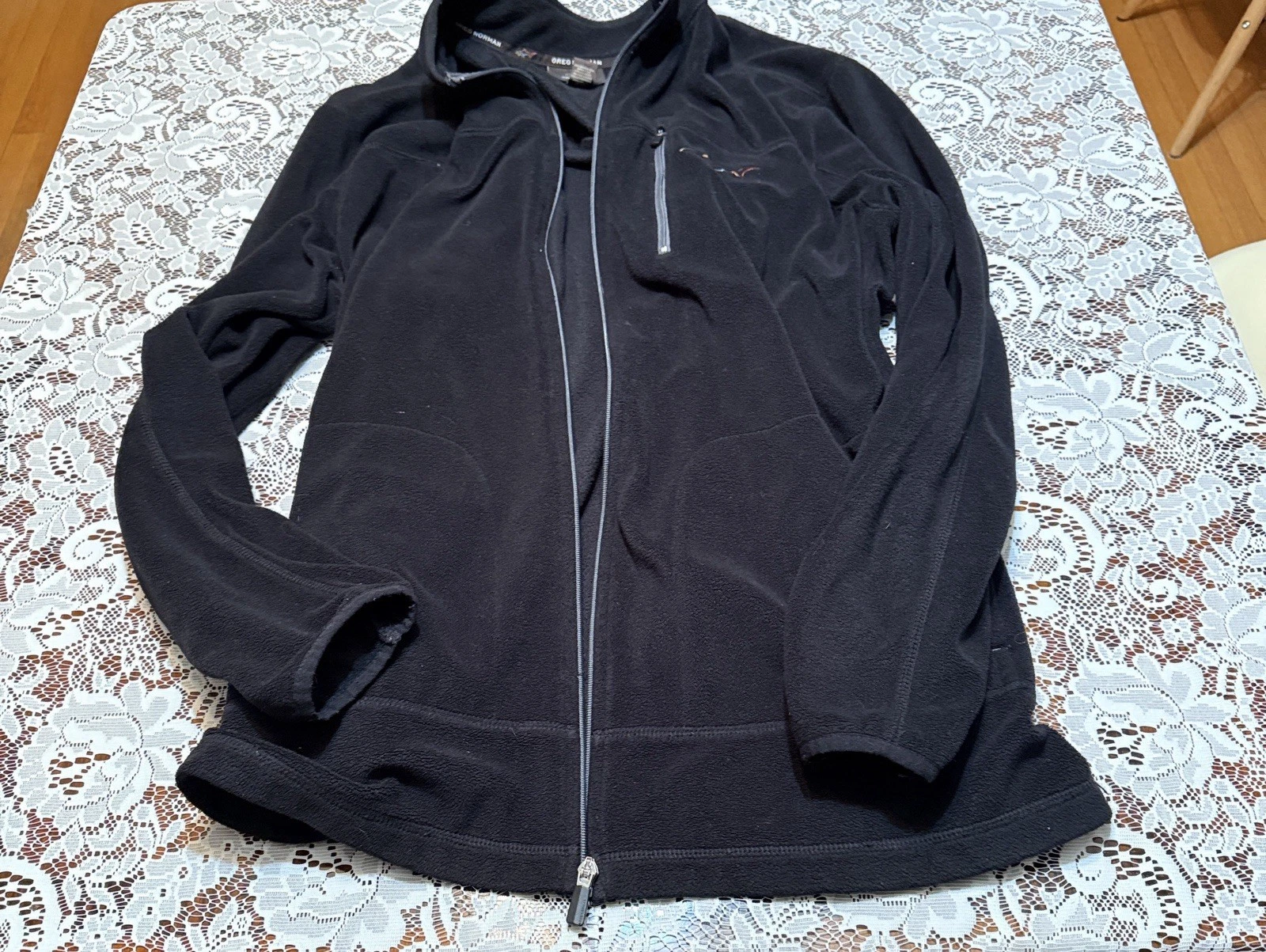 Tasso Elba Black Fleece Jacket - Greg Norman - size LT - men