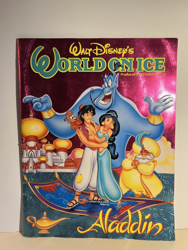 Walt Disney's World On Ice (Aladdin) Souvenir Program 1993 - Kenneth Feld Disney
