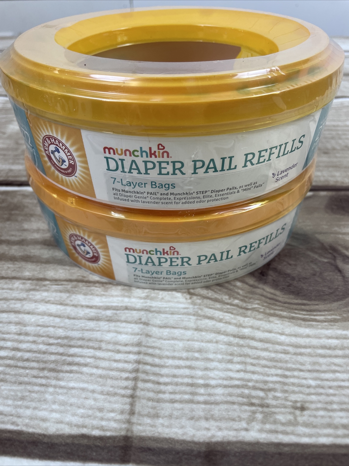 Munchkin Arm & Hammer Diaper Pail Refill Rings 544 Count 2 Pack (272