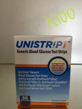 UNISTRIP Blood Glucose Test Strips 5000 Ct, Ship Free EXP 07/2026 Special Offer