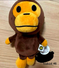 BAPE A BATHING APE BABY MILO MOBILE Smart Phone Shoulder cross Bag Pouch Brown