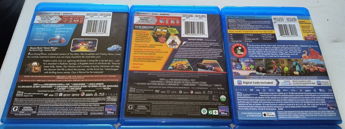 8 Kids Blu-ray Bundle Lot - Animated - Disney Pixar's INSIDE OUT