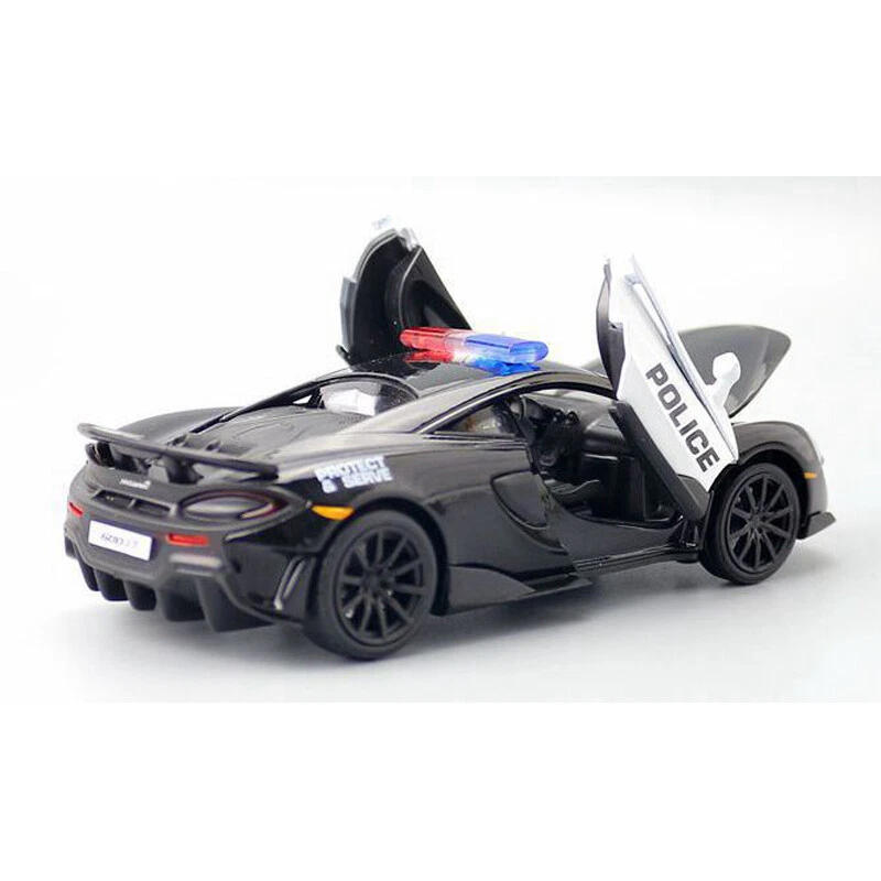 1:32 McLaren 600LT Police Car Model Diecast Toy Cars Toys for Boys Kids Gifts - Image 4 of 4