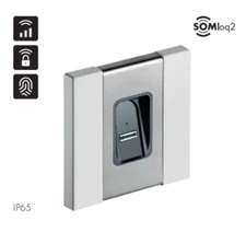 Sommer YS11186 922MHz ENTRAsys+ Fingerprint Scanner Flush Mount Stainless Steel