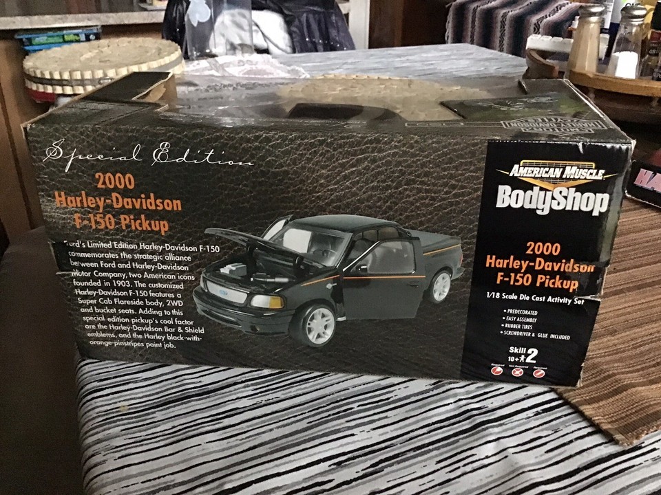 2001 American Muscle Ertl Body Shop Harley Davidson F150 Pick Up eBay
