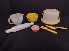 Vintage 1970s Tupperware Toys Mini Serve It Mini Mix It Children's Set