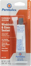 Permatex 81730 Flowable Silicone Windshield and Glass Sealer, 1.5 oz.
