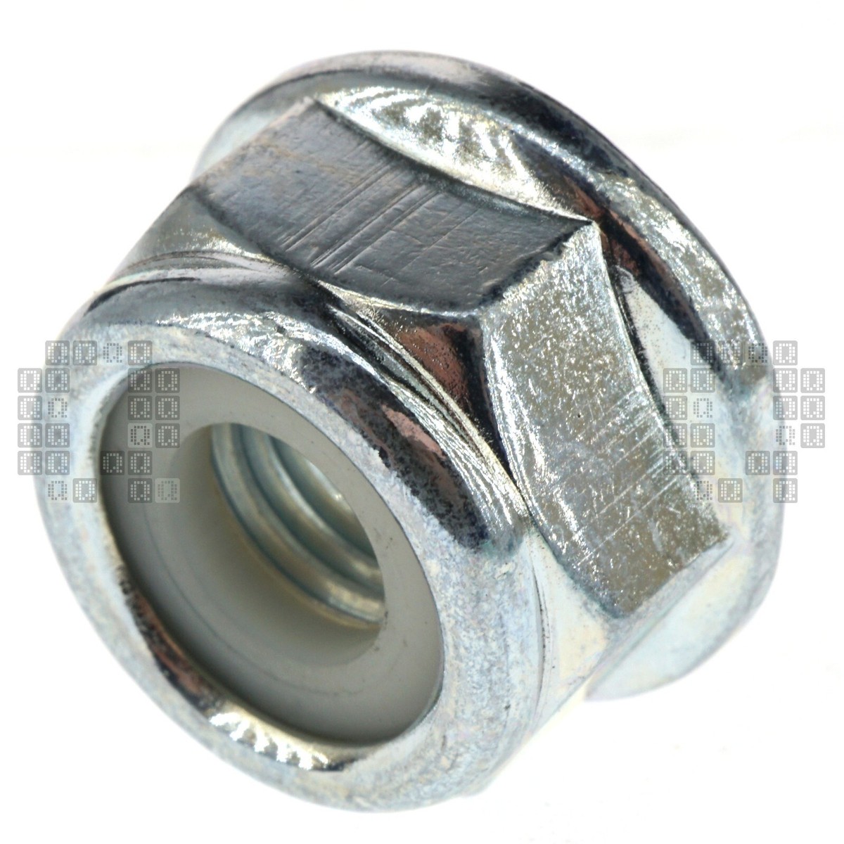 Milwaukee Tool 05-74-0313 10mm M10-1.25 Nylon Flange Nut, 19mm Hex