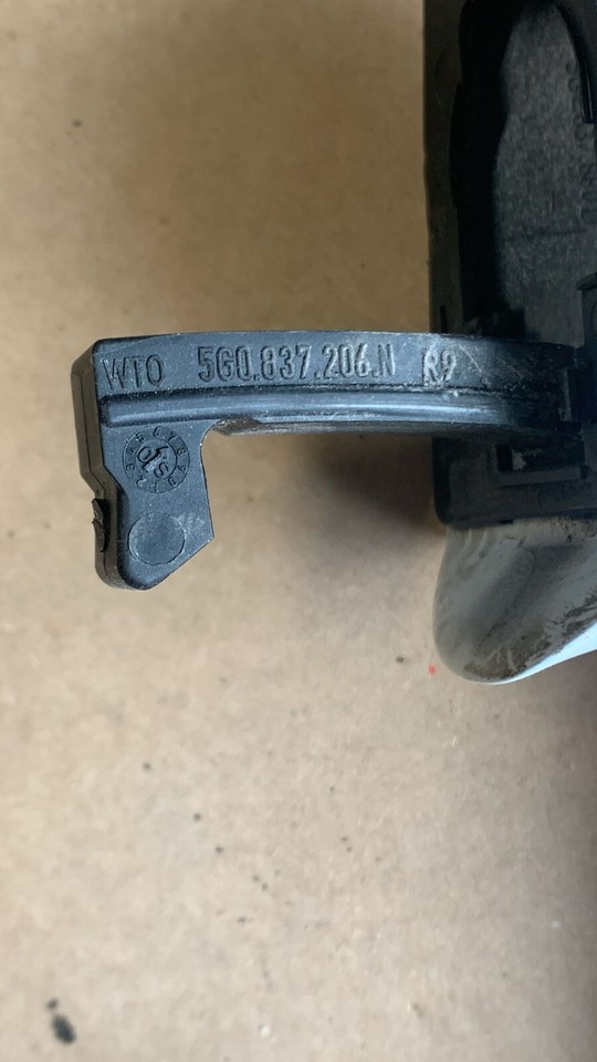 VOLKSWAGEN GOLF DOOR HANDLE 5G0837206N Diesel 5 Door Hatchback 1320 eBay