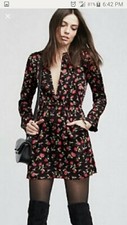 REFORMATION HART SATIN MINI DRESS IN RED ROSE DIVINE PRINT 2