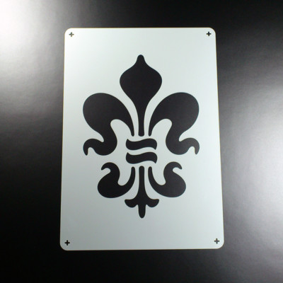 A4 Schablone Schwertlilie Fleur de Lys - BE458