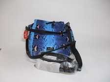 Pauls Boutique Multi Coloured Blues And Pink Skin Look Handbag Shoulder Strap