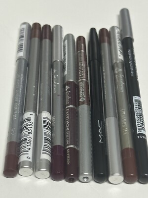 10 DIFFERENT COLOR EYE/ LIP LINER PENCIL  NEW AND SEALED.