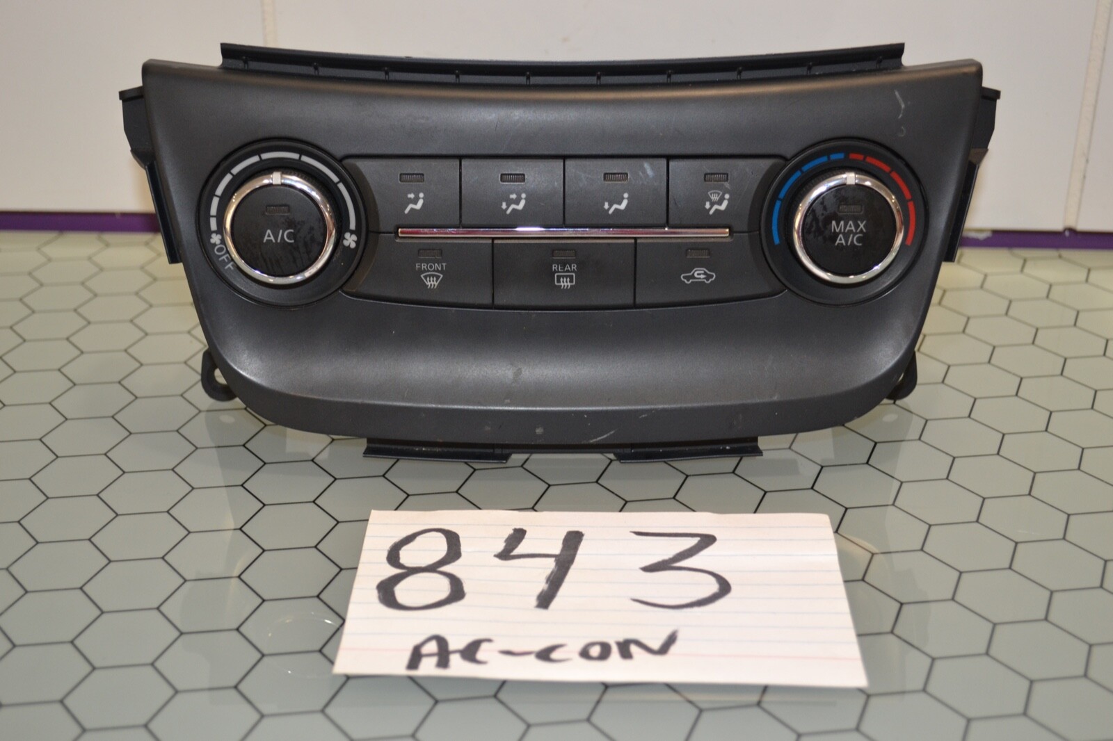 15 16 17 Nissan Sentra AC and Heater Control Used Stock #843-AC