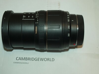 28-300mm F3.5-6.3 FULL FRAME TAMRON MACRO ZOOM LENS f/ SONY ALPHA MINOLTA MAXXUM