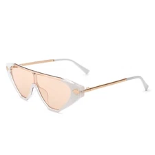 Triangle Retro Geometric Cat Eye Women Sunglass with 400UV Polycarbonate Lens