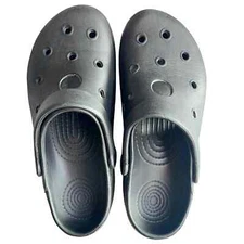 Classic slip on Black EVA Rubber Clogs Unisex Size 41 Women 10/Men 8