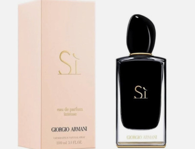 Armani Si Intense by Giorgio Armani Eau De Parfum Spray 3.4oz New