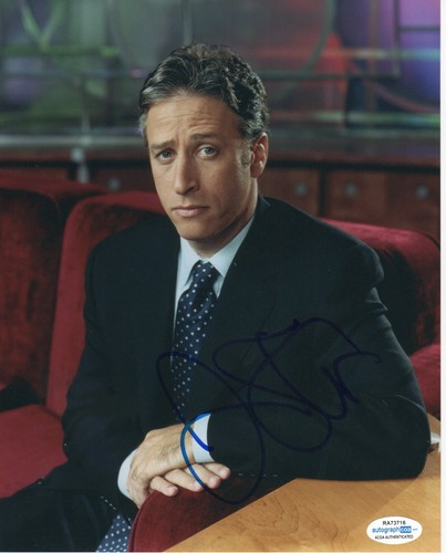 Jon Stewart Autographed Signed 8x10 Photo ACOA 
