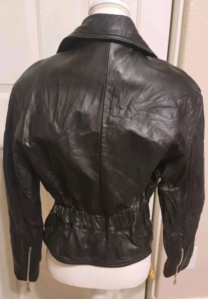 Chaqueta de Cuero Michael Hoban North Beach TALLA 8- CHAQUETA ESTILO SELENA QUINTANILLA Foto 2 de 4