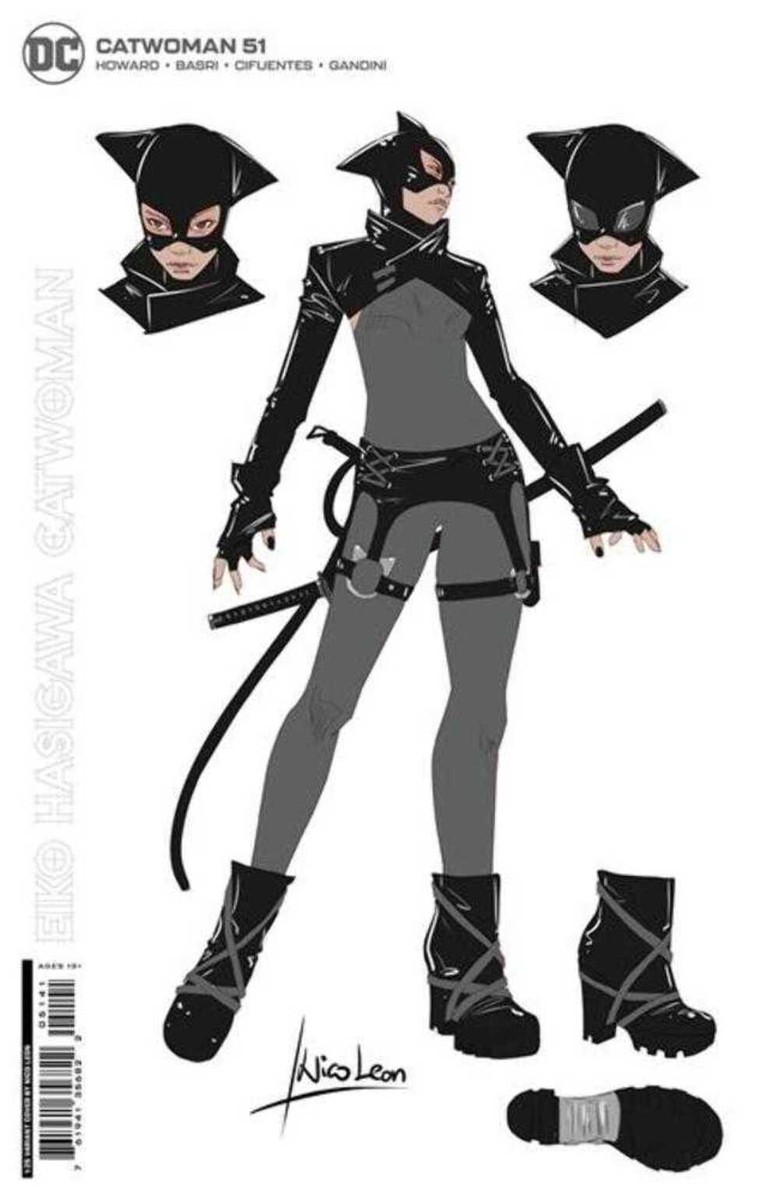 Catwoman #51 Cover D 1 in 25 Nico Leon Card Stock Variant | eBay