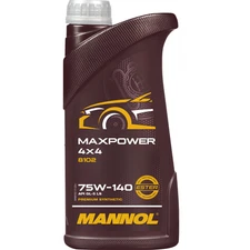 MANNOL Gear Oil Maxpower 75W-140 GL-5 8102 Premium Synthetic Transmissions 1L