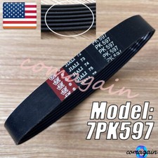 1PCS Multi-wedge Belt For 7PK597 Ripper Rotary Tiller Loosener Rototiller 7 Ribs