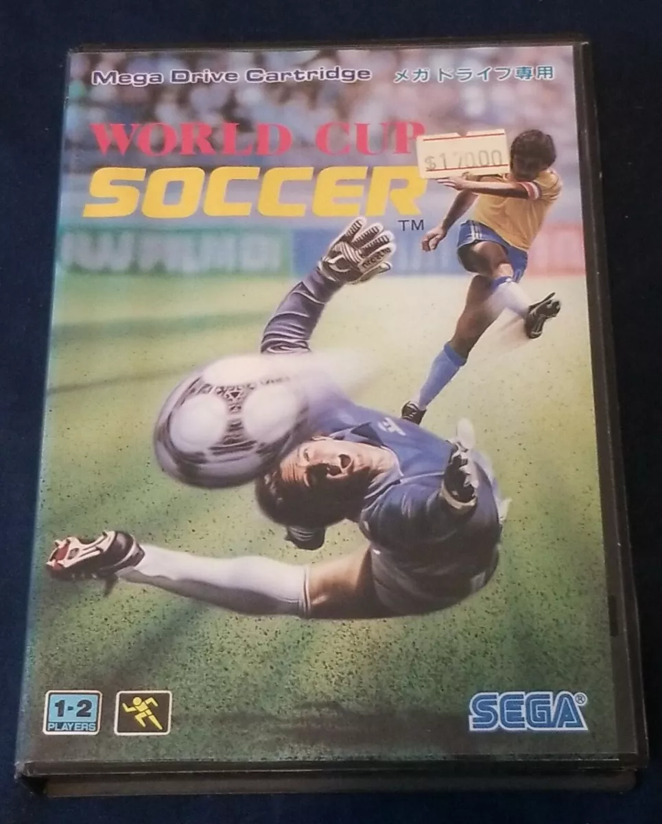 WORLD CUP SOCCER Mega Drive Sega 2602 md. CLEAN, FULL W/BOOKLET