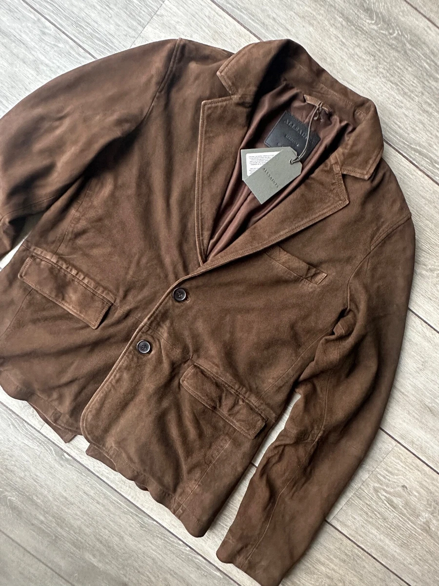 Mens suede hotsell blazer sale