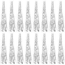 120 Pcs Flower Bead End Caps Hollow Cones for Jewelry Making Bracelets