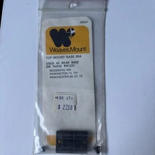 NOS WEAVER MOUNT 20A TOP MOUNT BASE MOSSBERG 400 REM 14 141 WIN 05 07 10