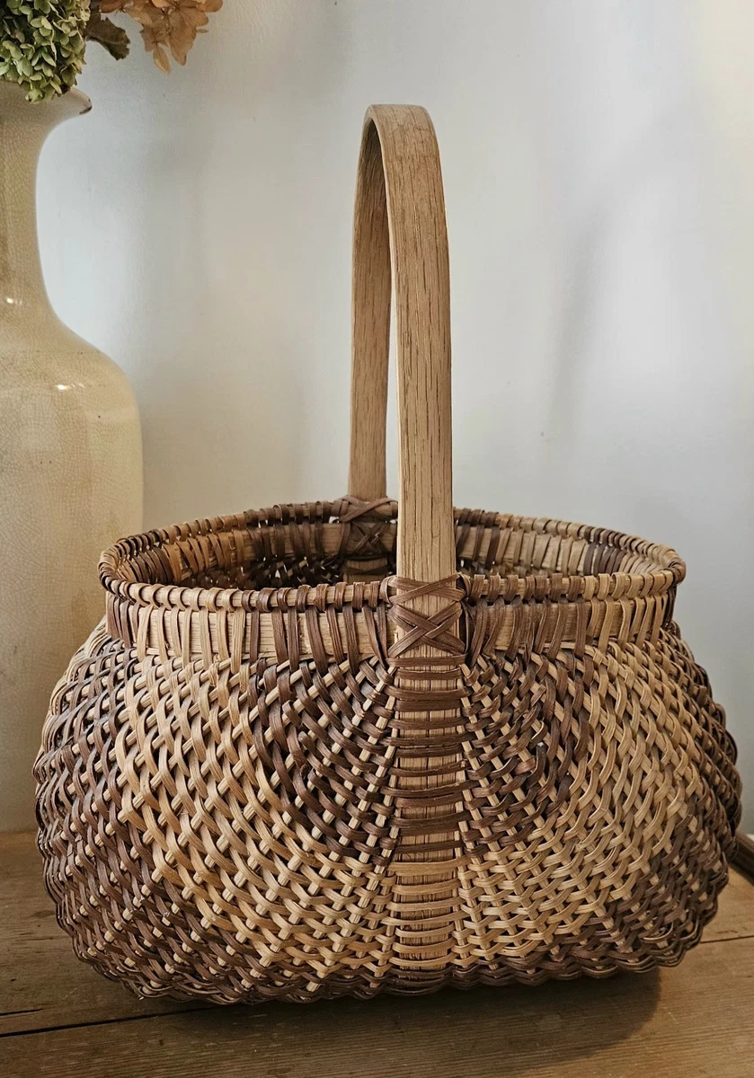 Antique Woven Basket In Collectible Baskets for sale | eBay