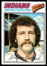 Wayne Garland 1977 Topps #33 Indians MLB READ FREE SHIPPING AutographDen