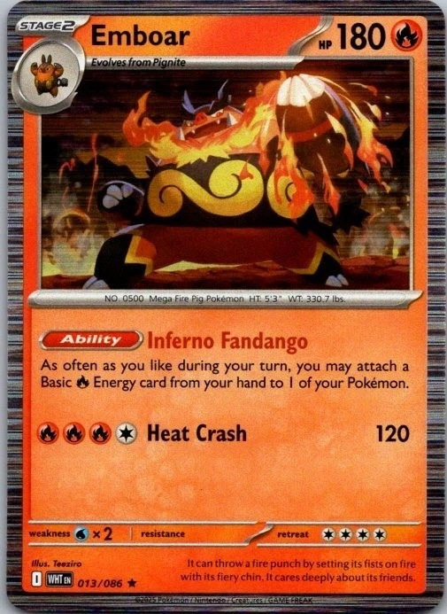 Pokemon Emboar for sale | eBay