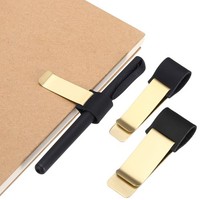 2 Stifthalter FüR Notebook, Retro Messing, Schwarz/Messing