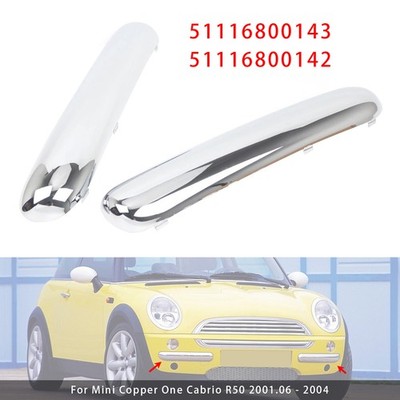 Pair Front Bumper Chrome Trim Set Für Mini One Cooper R50/R52/R53 2001-2004