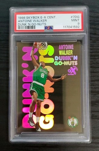 Antoine Walker #7DG 1998 Skybox E-X Century Dunk 'N Go-Nuts card