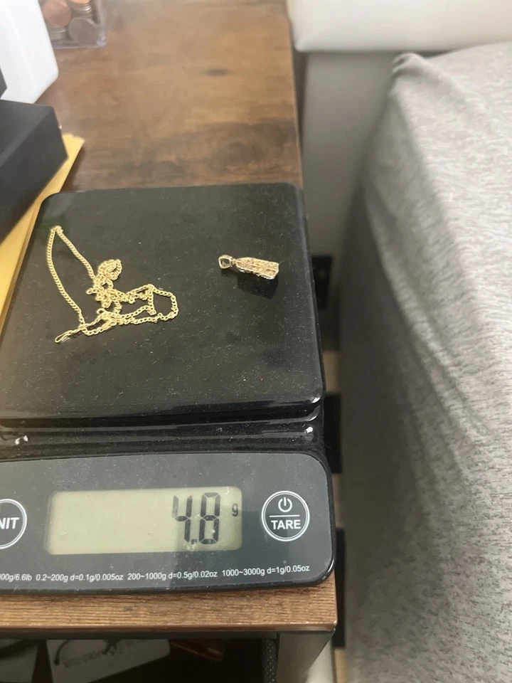 10k chain & pendant - Image 4 of 4