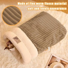 Cat Sleeping Bag Snuggle Sack Soft Washable Bed Cave Pet Mat Warm Cozy Nest UK