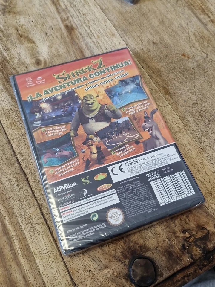 Gamecube Shrek 2, ( 2004 ) Pal, Brand New Factory Sealed Spanish Cover - Image 2 of 3