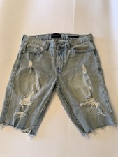 PACSUN Los Angeles, Skinny, Distressed Jean Shorts W31