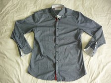 Jiggler Lord Berlue Kensington Men's Shirt 4 Large Blue Lizard Animal Pattern