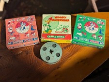 16 mm film lot vintage reel set Tom mix my girl woody woodpecker Susie elopes