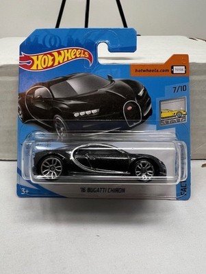*NEW* 2020 Hot Wheels Factory Fresh '16 Bugatti Chiron Short Card - Black -