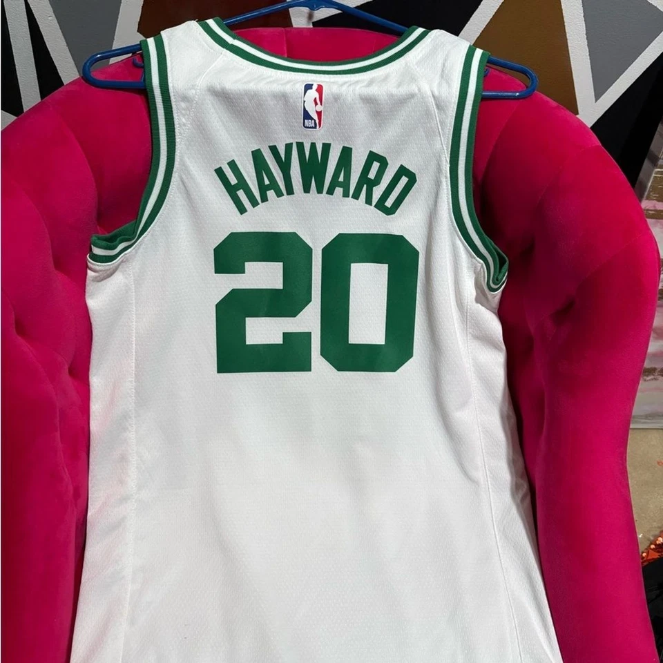 耐克正品凯尔特人白色和绿色海沃德球衣 — 第 2/2 张图片