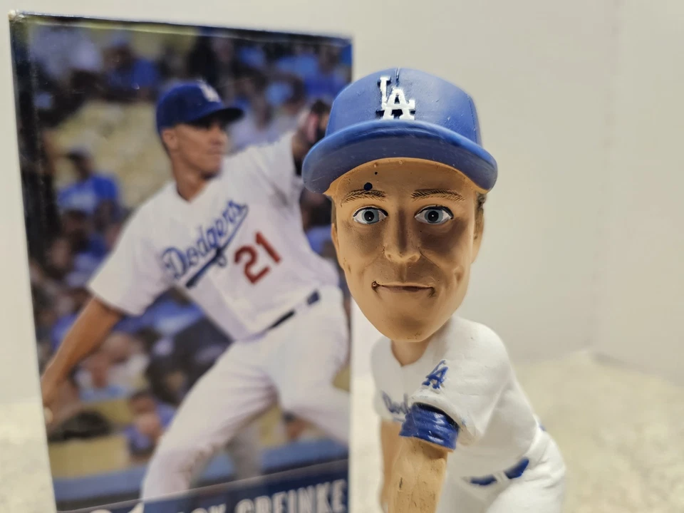 Zack Greinke Los Angeles Dodgers MLB 2014 SGA Bobblehead NIB - Image 2 of 4