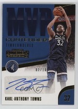 2018-19 Panini Contenders MVP Gold 2/10 Karl-Anthony Towns #MVP-KAT Auto 5xx